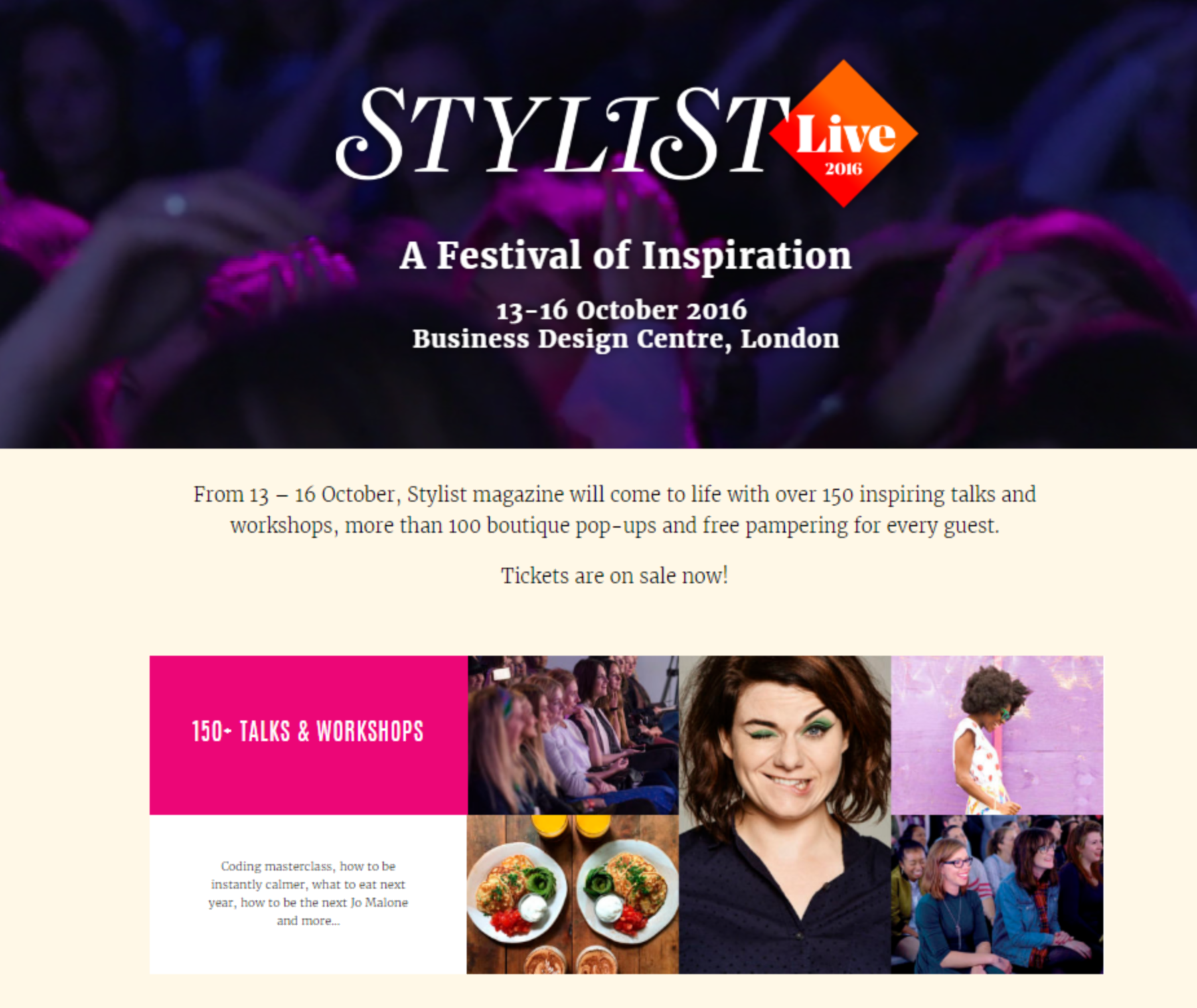 Stylist Live - http://live.stylist.co.uk/ by Gaby Disandolo